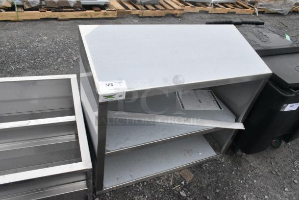 BRAND NEW SCRATCH AND DENT! Regency 600WCO1536 36" Stainless Steel Open Wall Cabinet - Image 1 of 5