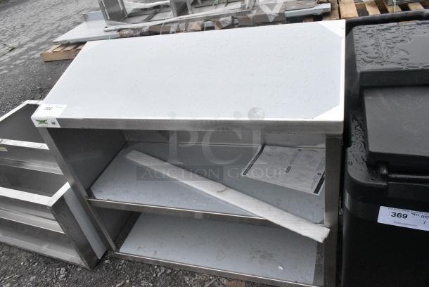 BRAND NEW SCRATCH AND DENT! Regency 600WCO1536 36" Stainless Steel Open Wall Cabinet - Image 2 of 5