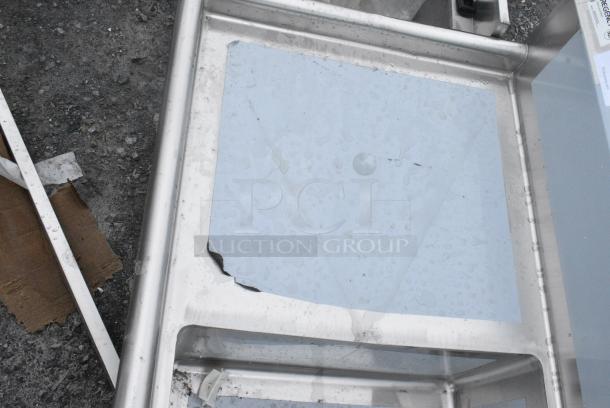 BRAND NEW SCRATCH AND DENT! Regency 600S22323224 16 Gauge Stainless Steel Two Compartment Sink with Galvanized Steel Legs and 2 Drainboards - 23" x 23" x 12" Bowls. No Legs. - Image 6 of 7