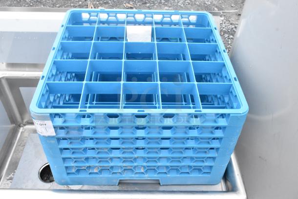 BRAND NEW SCRATCH AND DENT! Carlisle RG25-514 OptiClean 25 Compartment Glass Rack with 5 Extenders - Image 1 of 4