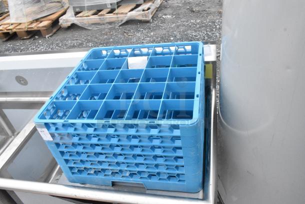 BRAND NEW SCRATCH AND DENT! Carlisle RG25-514 OptiClean 25 Compartment Glass Rack with 5 Extenders - Image 2 of 4
