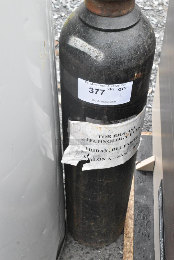 Nitrogen Metal Tank. Buyer Must Pick Up - We Will Not Ship This Item. - Image 3 of 6