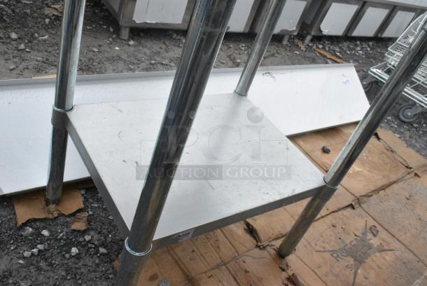 Stainless Steel Table w/ Under Shelf. - Image 2 of 5