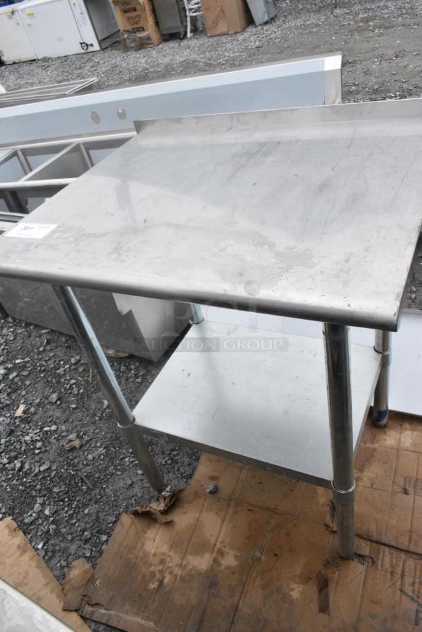 Stainless Steel Table w/ Under Shelf. - Image 4 of 5