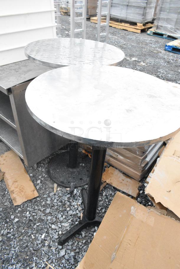 2 Bar Height Round Tables. 2 Times Your Bid! - Image 3 of 5
