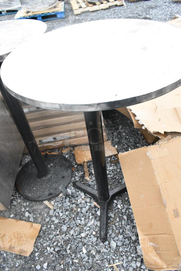 2 Bar Height Round Tables. 2 Times Your Bid! - Image 4 of 5