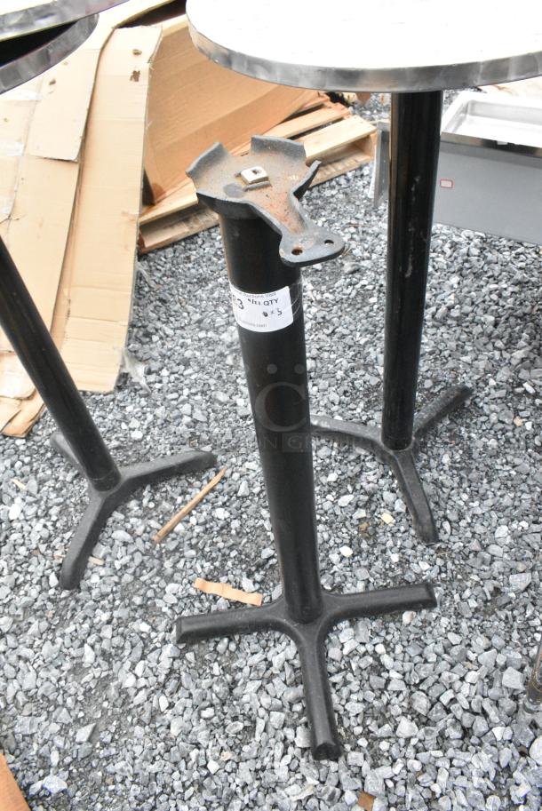 3 Bar Height Round Tables. 3 Times Your Bid! - Image 2 of 5