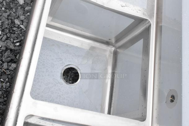 BRAND NEW SCRATCH AND DENT! Regency 600S21818218 Stainless Steel 2 Bay Sink w/ Dual Drain Boards. No Legs. - Image 4 of 6