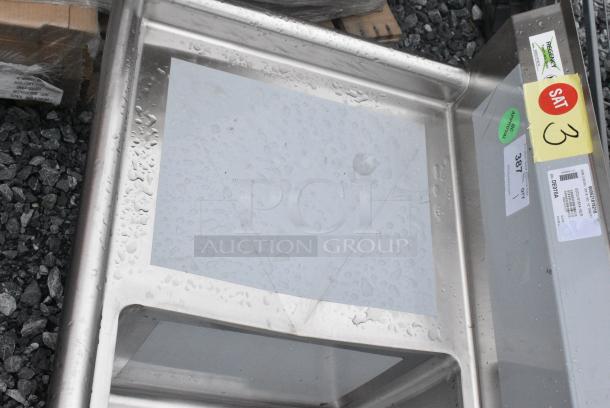 BRAND NEW SCRATCH AND DENT! Regency 600S21818218 Stainless Steel 2 Bay Sink w/ Dual Drain Boards. No Legs. - Image 5 of 6