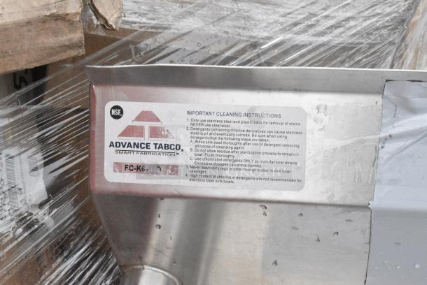 BRAND NEW SCRATCH AND DENT! Regency 600S21818218 Stainless Steel 2 Bay Sink w/ Dual Drain Boards. No Legs. - Image 8 of 8