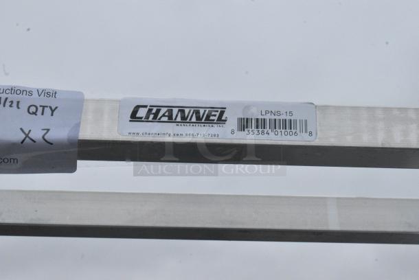 2 BRAND NEW SCRATCH AND DENT! Channel LPNS-15 Metal 15 Pan End Load Lo Profile Nesting Steam Table Pan Rack on Commercial Casters - Assembled. 2 Times Your Bid! - Image 6 of 6
