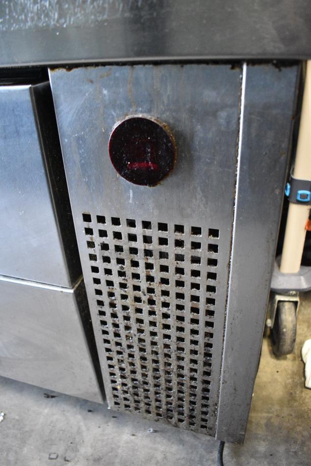 True TRCB-36 Stainless Steel Commercial 2 Drawer Chef Base on Commercial Casters. 115 Volts, 1 Phase. Tested and Working! - Image 4 of 8