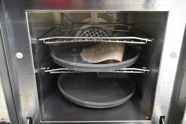 BRAND NEW SCRATCH AND DENT! 2024 Merrychef eikon e3 Stainless Steel Commercial Countertop Electric Powered Rapid Cook Oven. 208/240 Volts, 1 Phase. - Image 6 of 10