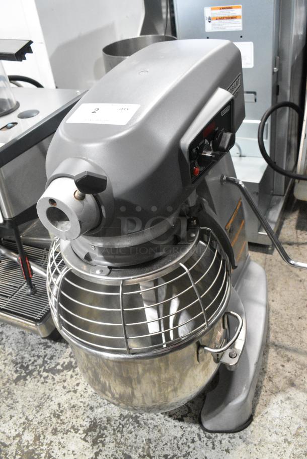 2018 Hobart Legacy HL200 Metal Commercial Countertop 20 Quart Planetary Dough Mixer w/ Stainless Steel Mixing Bowl, Bowl Guard and Paddle Attachment. 100-120 Volts, 1 Phase. Tested and Working! - Image 2 of 8