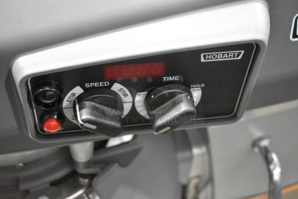 2018 Hobart Legacy HL200 Metal Commercial Countertop 20 Quart Planetary Dough Mixer w/ Stainless Steel Mixing Bowl, Bowl Guard and Paddle Attachment. 100-120 Volts, 1 Phase. Tested and Working! - Image 3 of 8