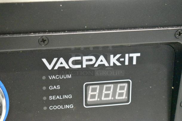 BRAND NEW SCRATCH AND DENT! VacPak-it 186VMC32 Stainless Steel Chamber Vacuum Packaging Machine with Two 16" Seal Bars and Oil Pump. 110-120 Volts, 1 Phase. Tested and Working! - Image 2 of 7