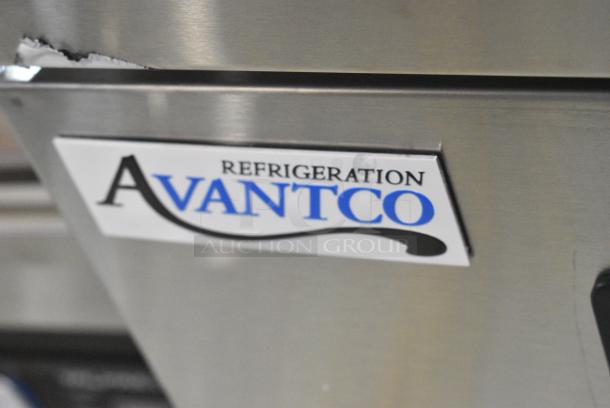 BRAND NEW SCRATCH AND DENT! 2024 Avantco 178CBE36HC Stainless Steel Commercial 2 Drawer Refrigerated Chef Base on Commercial Casters. 115 Volts, 1 Phase. Tested and Working! - Image 3 of 8