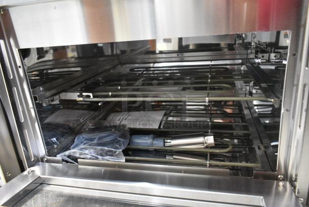 BRAND NEW SCRATCH AND DENT! Avantco 177DPO18DS Stainless Steel Commercial Double Deck Countertop Pizza/Bakery Oven. 240 Volts, 1 Phase. - Image 7 of 9
