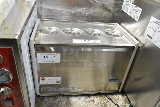 BRAND NEW SCRATCH AND DENT! Crathco E47/E49-4 Stainless Steel Commercial Countertop Refrigerated Beverage Machine Base. 115 Volts, 1 Phase. Tested and Working! - Image 1 of 6