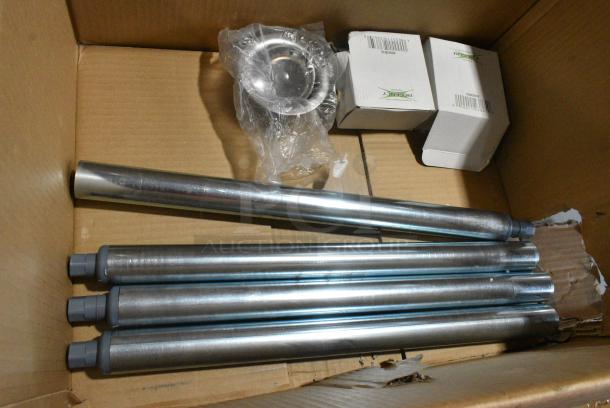 BRAND NEW SCRATCH AND DENT! Lot of 2 Regency 600DB35 3 1/2" Basket Drain with Strainer - 1 1/2" IPS and 4 Legs. - Image 4 of 5