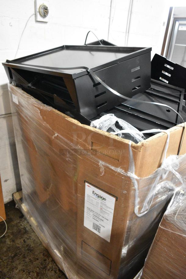 BRAND NEW SCRATCH AND DENT! Lot of Various Black Metal Pieces - Image 1 of 8