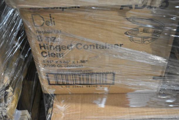 30 BRAND NEW SCRATCH AND DENT! Items Including 347CRMP10WHGD Visions 10" White Round Plastic Coupe Plate with Gold Band - 120/Case, 128HDLDBULK Choice Heavy Duty Microwavable Translucent Plastic Deli Container Lid - 480/Case, 347RP10WHSS Visions Wave 10" White Plastic Plate - 144/Case, 127RD16COMBO Choice 16 oz. Microwavable Clear Round Deli Container and Lid Combo Pack - 250/Case, 2 Extera Large Bags, 500TW7 Choice 7 oz. Translucent Thin Wall Plastic Cold Cup - 2,500/Case. 30 Times Your Bid! - Image 7 of 11