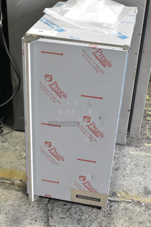 BRAND NEW SCRATCH AND DENT! 2024 Hoshizaki C-80BAJ 14 7/8" ADA Compliant Air Cooled Undercounter Cubelet Ice Machine - 80 lb. 115 Volts, 1 Phase. - Image 1 of 8