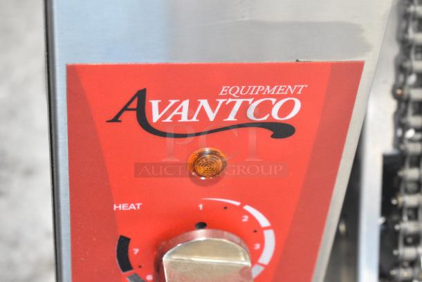 BRAND NEW SCRATCH AND DENT! Avantco 184BT18A Stainless Steel Commercial Countertop Vertical Contact Conveyor Bun Toaster. 120 Volts, 1 Phase. Tested and Working! - Image 2 of 6