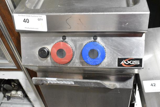Axis AX-GPC1 Stainless Steel Commercial Floor Style Natural Gas Powered Pasta Cooker. 50,000 BTU. - Image 3 of 6