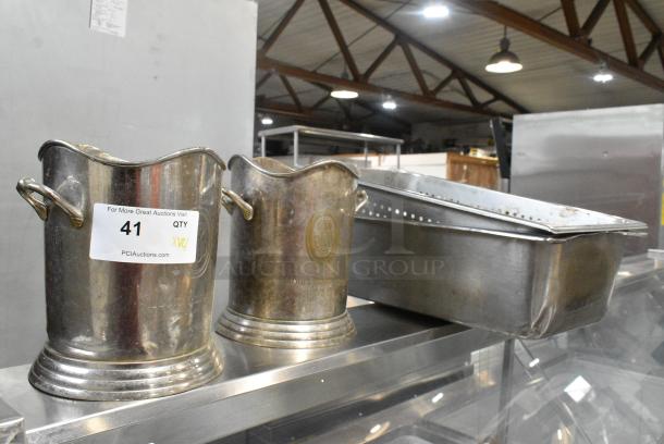 4 Metal Items Including Drop In Bins and Ice Bins. 4 Times Your Bid! - Image 1 of 8