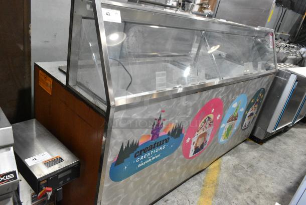 Metal Commercial Ice Cream Dipping Cabinet. 115 Volts, 1 Phase. Tested and Powers On But Does Not Get Cold - Image 1 of 4
