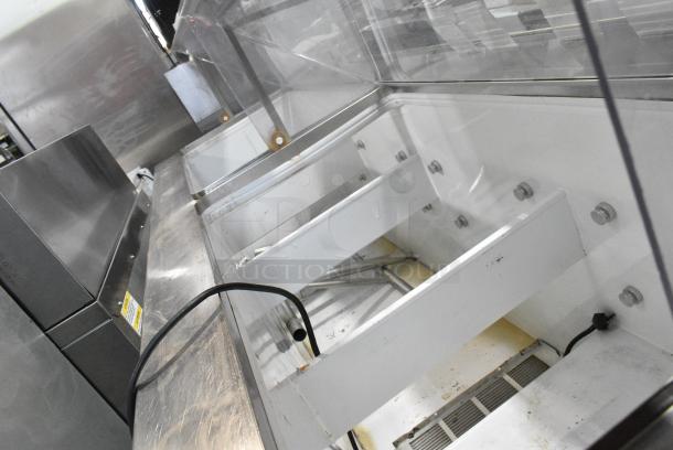 Metal Commercial Ice Cream Dipping Cabinet. 115 Volts, 1 Phase. Tested and Powers On But Does Not Get Cold - Image 3 of 4