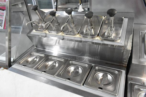 Silver King SKF2A Stainless Steel Commercial Prep Table w/ Topping Rail on Commercial Casters. 115 Volts, 1 Phase. Tested and Working! - Image 4 of 7