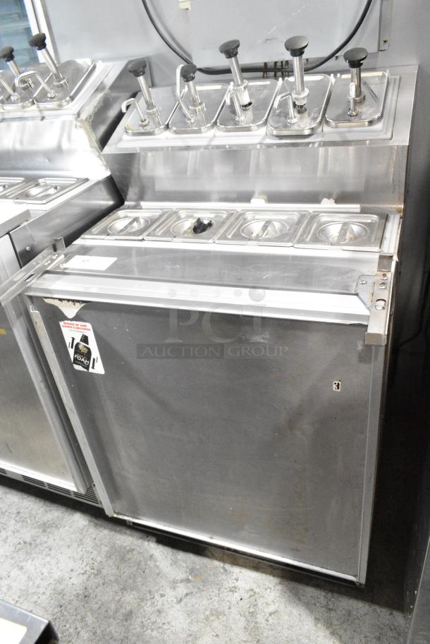 Silver King SKF2A Stainless Steel Commercial Prep Table w/ Topping Rail. 115 Volts, 1 Phase. Tested and Working! - Image 2 of 8