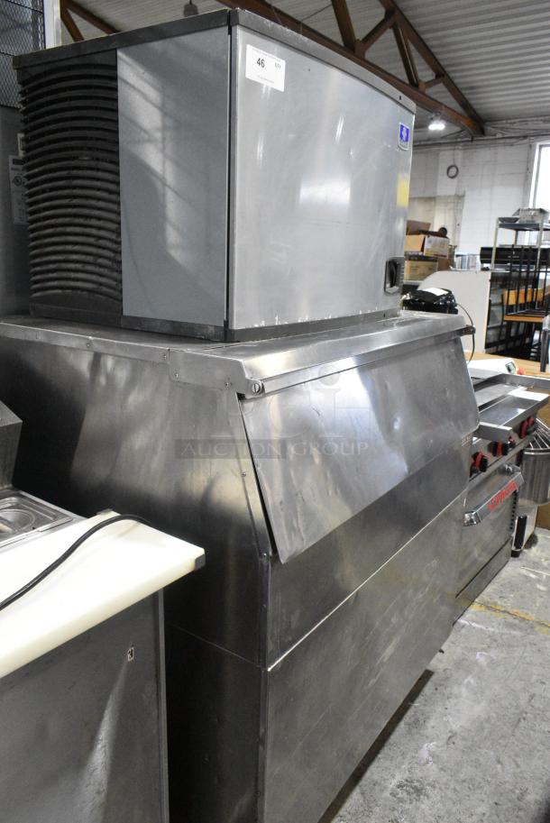 Manitowoc IDT0750W-261 Stainless Steel Commercial Ice Machine Head on MGR Commercial Ice Machine. 208-230 Volts, 1 Phase. - Image 1 of 7