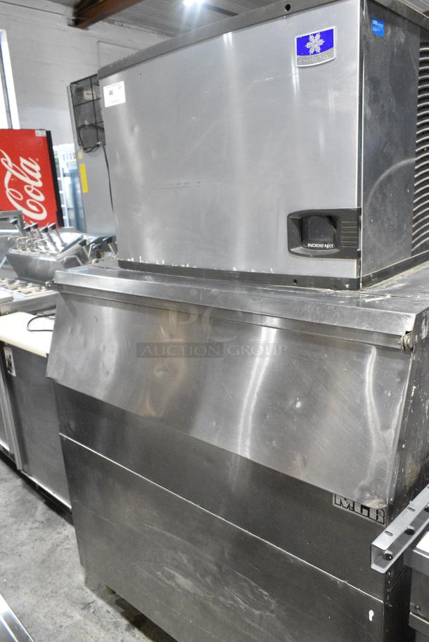Manitowoc IDT0750W-261 Stainless Steel Commercial Ice Machine Head on MGR Commercial Ice Machine. 208-230 Volts, 1 Phase. - Image 2 of 7