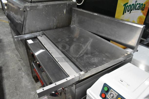BRAND NEW SCRATCH AND DENT! Cookline Stainless Steel Commercial 6 Burner Electric Powered Hot Plate Range w/ Oven and Back Splash. 240 Volts, 3 Phase. - Image 5 of 15