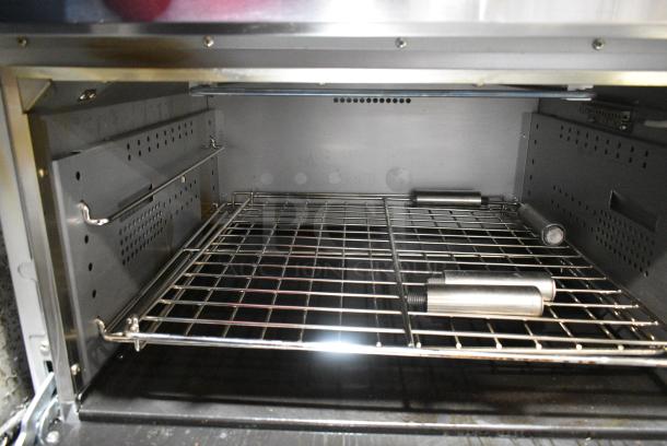 BRAND NEW SCRATCH AND DENT! Cookline Stainless Steel Commercial 6 Burner Electric Powered Hot Plate Range w/ Oven and Back Splash. 240 Volts, 3 Phase. - Image 11 of 15