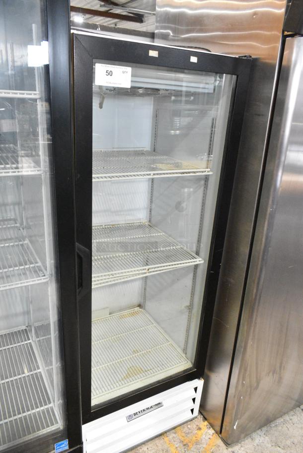 Beverage Air LV12-1-W Metal Commercial Single Door Reach In Cooler Merchandiser. 115 Volts, 1 Phase. Tested and Working! - Image 3 of 6