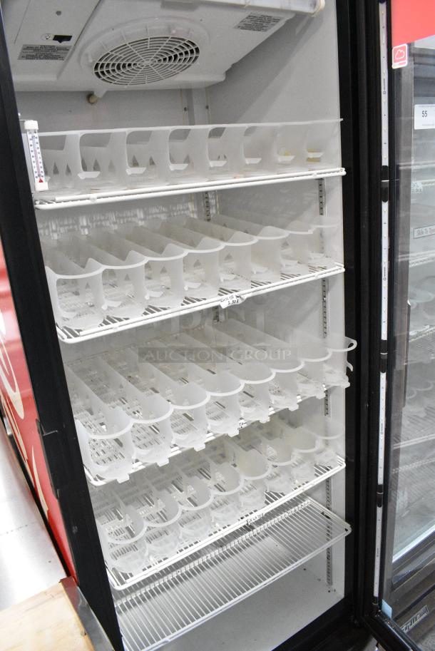 Imbera G319 Metal Commercial Single Door Reach In Cooler Merchandiser w/ Poly Coated Racks. 115 Volts, 1 Phase. Tested and Powers On But Does Not Get Cold - Image 4 of 6