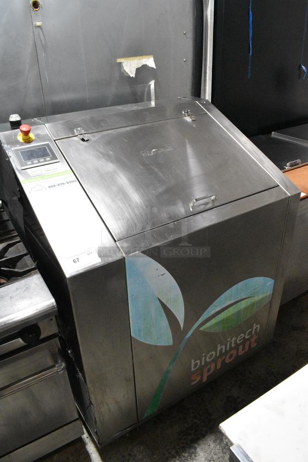 Biohitech Sprout Stainless Steel Commercial Food Waste Biodigester on Commercial Casters. 115 Volts, 1 Phase. Tested and Working! - Image 2 of 12