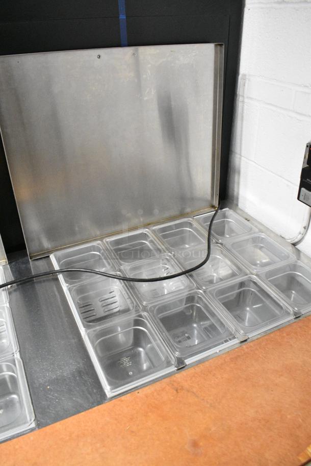 Continental SW60-24M Stainless Steel Commercial Prep Table on Commercial Casters. 115 Volts, 1 Phase. Tested and Working! - Image 4 of 10