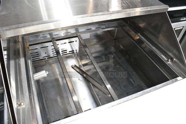 Turbo Air  PST-72-30-D6-N Stainless Steel Commercial Prep Table w/ 6 Drawers. 115 Volts, 1 Phase. Tested and Working! - Image 5 of 10
