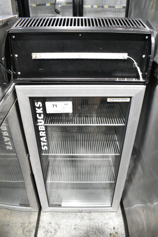 Starbucks CTB120 Metal Mini Cooler Merchandiser. 115 Volts, 1 Phase. Tested and Working! - Image 1 of 7