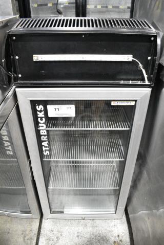 Starbucks CTB120 Metal Mini Cooler Merchandiser. 115 Volts, 1 Phase. Tested and Working!