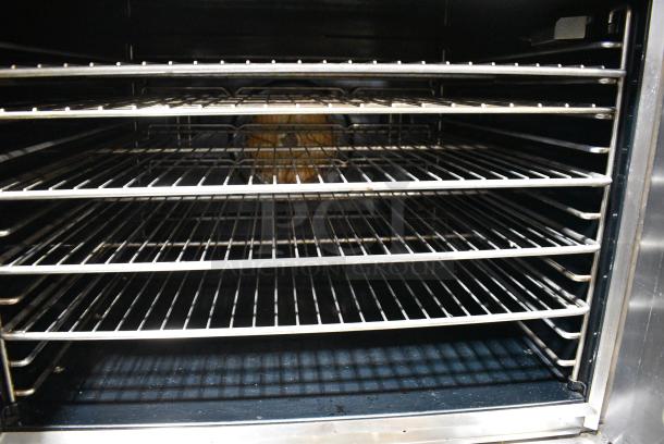 2 Southbend GB/25CCH / Blodgett Zephaire-200-G Stainless Steel Commercial Natural Gas Powered Full Size Convection Oven w/ View Through Doors, Metal Oven Racks and Thermostatic Controls on Commercial Casters. 2 Times Your Bid! - Image 11 of 15