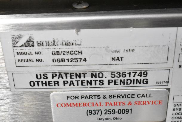 2 Southbend GB/25CCH / Blodgett Zephaire-200-G Stainless Steel Commercial Natural Gas Powered Full Size Convection Oven w/ View Through Doors, Metal Oven Racks and Thermostatic Controls on Commercial Casters. 2 Times Your Bid! - Image 14 of 15
