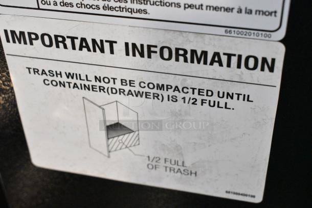 General Electric GE ZCGS150RSS-00 Stainless Steel Commercial Undercounter Trash Compactor. 120 Volts, 1 Phase. - Image 8 of 10