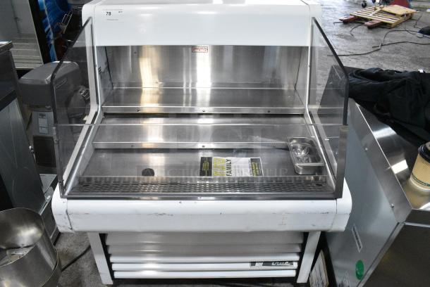 2017 True THAC-36 Metal Commercial Horizontal Open Air Cooler on Commercial Casters. 115 Volts, 1 Phase. Tested and Working! - Image 1 of 10