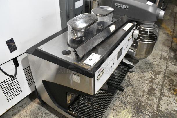 2018 Schaerer Barista Metal Commercial Countertop 2 Group Automatic Espresso Machine w/ 2 Hoppers and 2 Portafilters. 208-240 Volts, 1 Phase. - Image 2 of 9